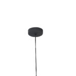 Φωτιστικό οροφής Kelsy Inart E27 μαύρο μέταλλο Φ30x122εκ - Image 3