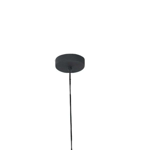 Φωτιστικό οροφής Kelsy Inart E27 μαύρο μέταλλο Φ30x122εκ - Image 3