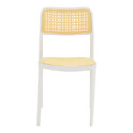 Καρέκλα Westley pakoworld pp φυσικό-λευκό  55x47x81εκ - Image 4