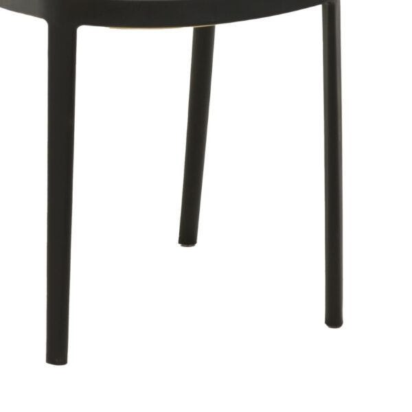Καρέκλα Westley pakoworld pp φυσικό-μαύρο 55x47x81εκ - Image 6