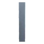 Βιβλιοθήκη Tars pakoworld γκρι-μαύρο 60x24x146.5εκ - Image 3