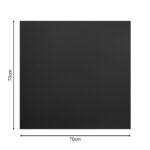 Επιφάνεια τραπεζιού Sensie pakoworld τ.Werzalit ανθρακί 70x70εκ - Image 2
