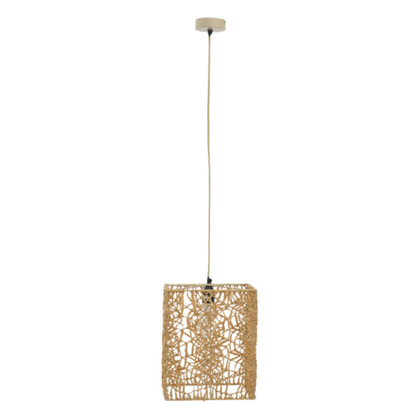 Φωτιστικό οροφής Dorotan Inart E27 φυσικό 30x27x110εκ - Image 2