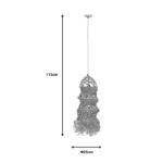 Φωτιστικό οροφής Frola Inart E27 φυσικό Φ25x115εκ - Image 6
