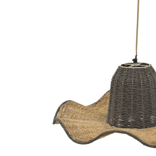 Φωτιστικό οροφής Darla Inart E27 φυσικό Φ57x110εκ - Image 3