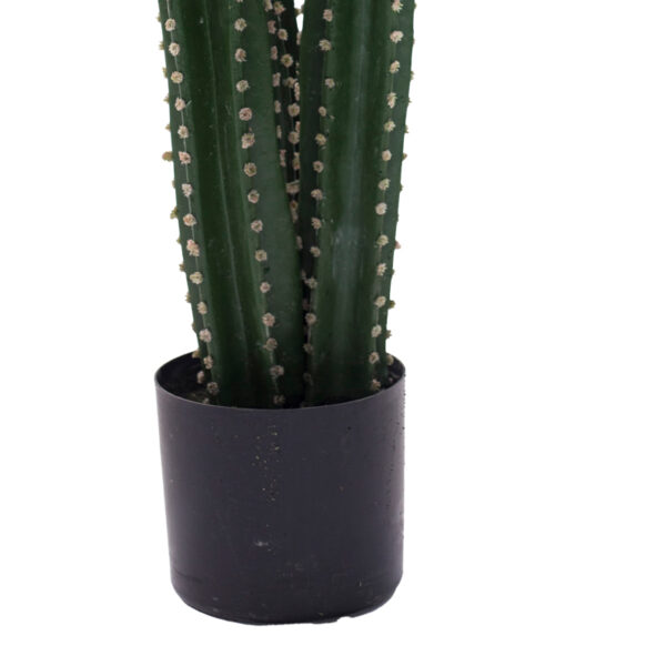 Διακοσμητικό φυτό Cactus III σε γλάστρα Inart πράσινο pp Υ85εκ - Image 3