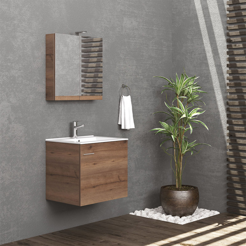 NBITB608702 Βάση με ανοιγόμενη πόρτα Brown 8702 NEW BITOLA 60 KARAG 59x45x55cm