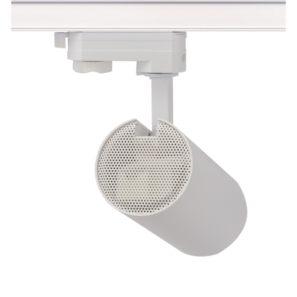SAND WHITE LED TRACK LUMINAIRE 27W 3000K 3-PHASE 36° 3120LM 230V AC Ra80 Φ74*170MM 5YRS - Image 2
