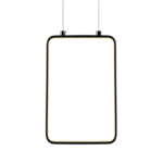 ^ΚΡΕΜΑΣΤΟ Φ/Σ LED 11W 3000K 1044LM ΜΑΥΡΟ ΜΕΤΑΛΛΙΚΟ 18X11XH136CM SYMETRIA