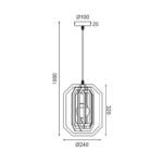 ΚΡΕΜΑΣΤΟ Φ/Σ 1ΧΕ27 ΑΝ.ΚΑΦΕ ΔΕΡΜΑ MDF D24XH100CM TRITON - Image 3