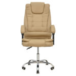 Καρέκλα γραφείου διευθυντή Toronsi pakoworld μπεζ pu 60x68x128εκ - Image 4