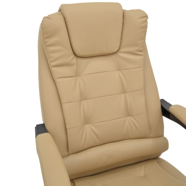 Καρέκλα γραφείου διευθυντή Toronsi pakoworld μπεζ pu 60x68x128εκ - Image 6