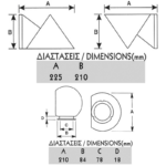 ΑΠΛΙΚΑ ΦΙΜΕ ΜΠΑΛΑ Φ20 Ε27 - Image 2
