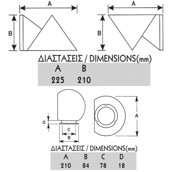 ΑΠΛΙΚΑ ΦΙΜΕ ΜΠΑΛΑ Φ20 Ε27 - Image 2