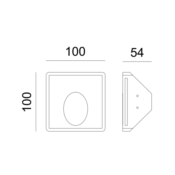 ^ΓΥΨΙΝΟ TRIMLESS Φ/Σ MAVIS ΕΜΜΕΣΟΥ ΦΩΤΙΣΜΟΥ MR11 12V - Image 2