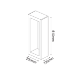 ^ΦΩΤΙΣΤΙΚΟ ΚΗΠΟΥ LED 5W 150LM 230V AC 3000K RA80 IP65 30.000HRS ΛΕΥΚΟ ΤΣΙΜΕΝΤΟ - Image 2