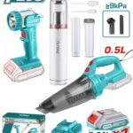 TOTAL ΣΕΤ 2 ΣΚΟΥΠΑΚΙΑ + ΦΑΚΟΣ ΜΠΑΤ. Li-ion 20V / 2Ah / 1 ΜΠΑΤΑΡΙΑ (TOSLI20668E)