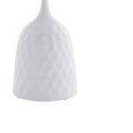 Βοηθητικό τραπέζι Kousien Inart λευκό sintered stone Φ50x60εκ - Image 3