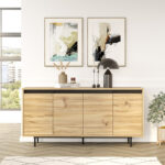 Μπουφές Jethro pakoworld sonoma-wenge 160x44.5x75.5εκ - Image 4