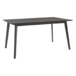 Tραπεζαρία Benson - Orlean pakoworld σετ 7τμχ rustic grey - ύφασμα γκρι 150x90x75εκ - Image 2