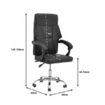 Καρέκλα γραφείου διευθυντή Glorin pakoworld μπεζ pu 60x68x128εκ - Image 10