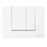 Πλακέτα καζανακίου διπλής λειτουργίας ALINDA White A227-003 KARAG