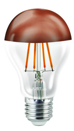 JUST LED JUSTLed-LED Filament Ε27 A60 8W 3000K Θερμό Copper (B276008401)