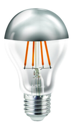 JUST LED JUSTLed-LED Filament Ε27 A60 8W 3000K Θερμό Chrome (B276008501)