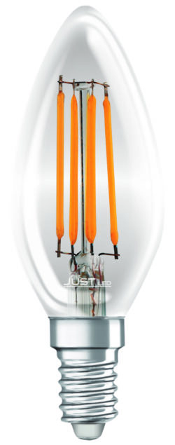 JUST LED JUSTLed-LED Filament Ε14 C35 4W 4000K Φυσικό (B143504202)