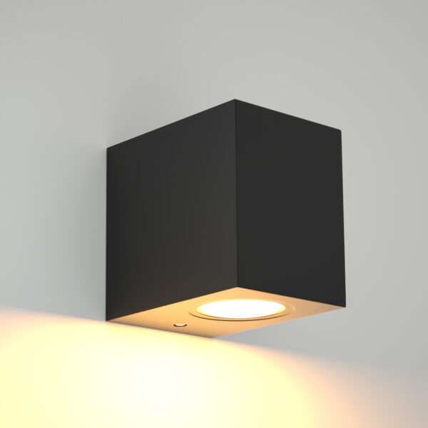 it-Lighting Norman 1xGU10 Outdoor Up or Down Wall Lamp Anthracite D:8cmx7cm (80200444) - Image 2