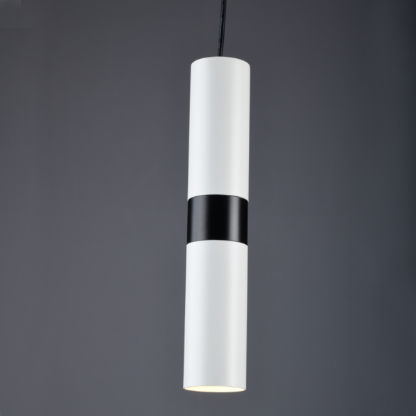 ^ΚΡΕΜΑΣΤΟ Φ/Σ 1XGU10 ΛΕΥΚΟ ΜΕΤΑΛΛΙΚΟ D8XH120CM DA VINCI - Image 2