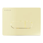 Πλακέτα καζανακίου διπλής λειτουργίας SIENA Gold Matt S228-0130 KARAG