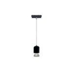 Inlight Κρεμαστό Φωτιστικό LED 7W 3CCT για Ultra-Thin μαγνητική ράγα σε μαύρη απόχρωση D:6