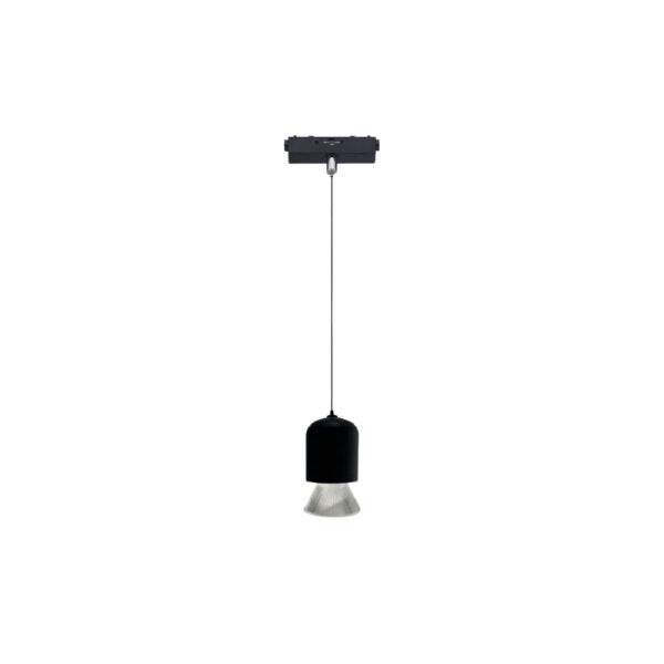 Inlight Κρεμαστό Φωτιστικό LED 7W 3CCT για Ultra-Thin μαγνητική ράγα σε μαύρη απόχρωση D:6