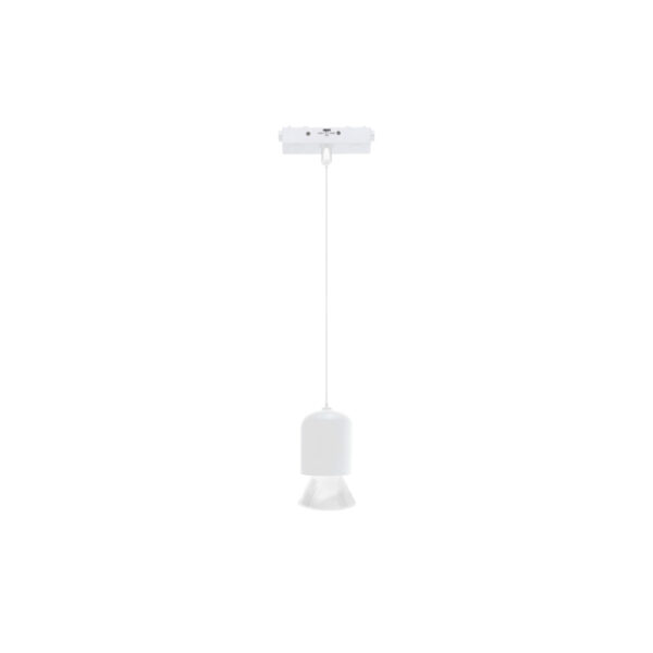 Inlight Κρεμαστό Φωτιστικό LED 7W 3CCT για Ultra-Thin μαγνητική ράγα σε λευκή απόχρωση D:6