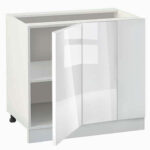 Ντουλάπι κουζίνας επιδαπέδιο γωνιακό 100εκ. Alba gloss