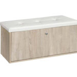 Παπουτσοθήκη-Σκαμπό Rakla 100 Σόνομα/Λευκό