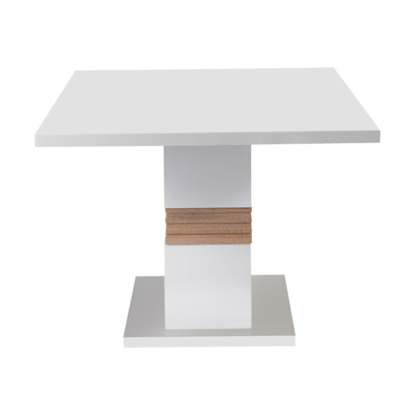 Τραπέζι Zoekrin Inart λευκό mdf 200x100x76εκ - Image 2