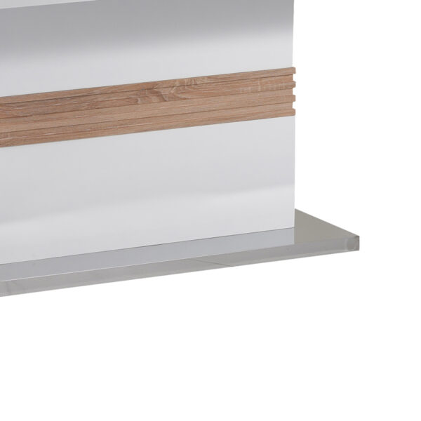 Τραπέζι Zoekrin Inart λευκό mdf 200x100x76εκ - Image 4