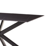 Τραπέζι Bethan pakoworld sintered stone γκρι cement-μαύρο 180x90x75εκ - Image 2
