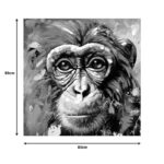 Πίνακας σε καμβά Bano Inart 80x3x80εκ - Image 2
