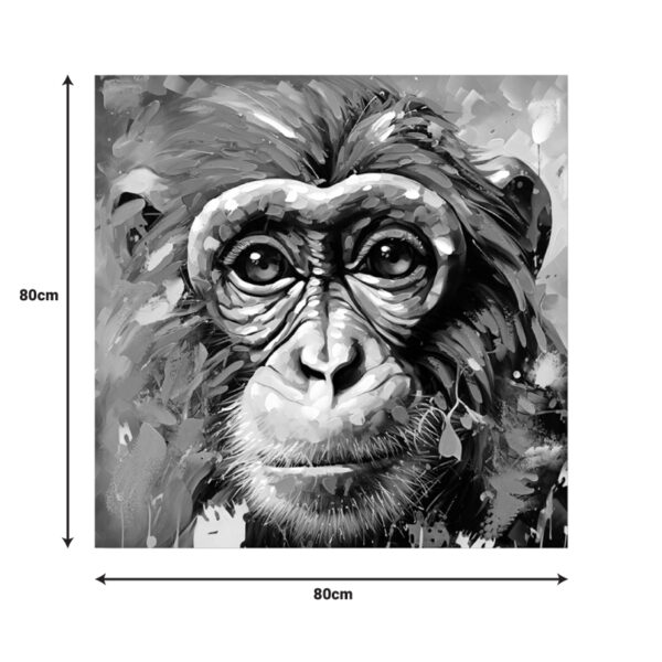 Πίνακας σε καμβά Bano Inart 80x3x80εκ - Image 2