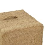 Σκαμπό Tresa Inart φυσικό 100% γιούτα 50x50x35εκ - Image 3