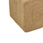 Σκαμπό Tresa Inart φυσικό 100% γιούτα 50x50x35εκ - Image 4