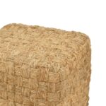 Σκαμπό Aropion Inart μπεζ 100% γιούτα 40x40x40εκ - Image 2