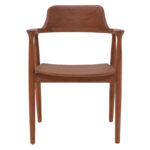 Πολυθρόνα Jambene pakoworld teak ξύλο σε καρυδί απόχρωση 57x54x79εκ - Image 4