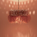 Φωτιστικό οροφής Annhele Inart sisal σε φυσικό χρώμα Φ50x35εκ - Image 2