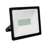 BLACK LED SMD FLOOD LUMINAIRE IP66 50W 3000K 4000Lm 230V RA80