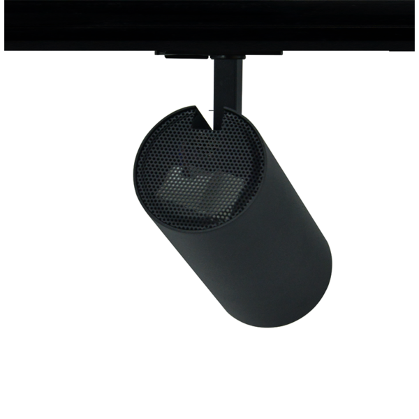 SAND BLACK LED TRACK LUMINAIRE 27W 4000K 1-PHASE 36° 3150LM 230V AC Ra80 Φ74*170MM 5YRS - Image 2