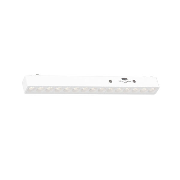 Inlight Φωτιστικό LED 15W 3CCT για Ultra-Thin μαγνητική ράγα σε λευκή απόχρωση D:33